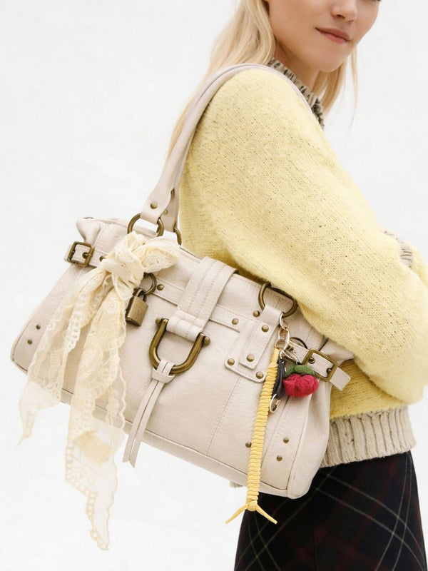 Vintage Rivet Tote Bag for Women