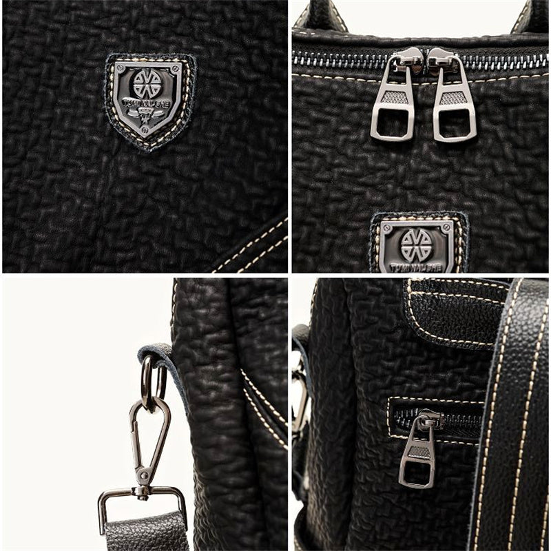 Premium Leather Backpack for Women – Chic & Minimalist Casual Travel Bag, Versatile Daypack with Sophisticated Design back-bag