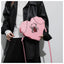 Spicy Girl Motorcycle Bag Chain Cross Pendant Embroidery Single Shoulder Bag Spider Heart Fashion Versatile Crossbody Bag