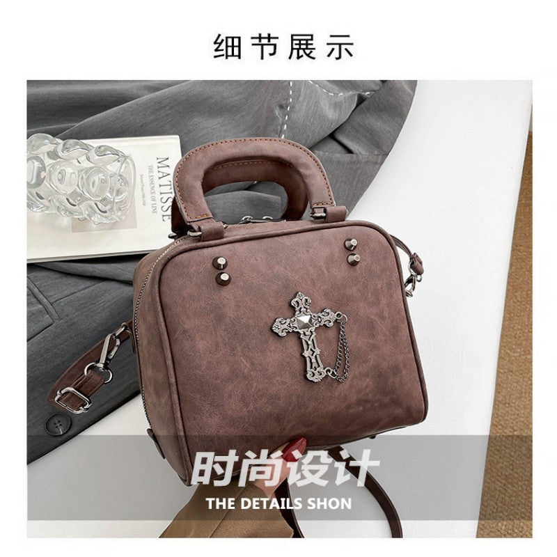2026 Extremely Attractive Bags Dark Style Cross Handbag Unique Spicy Girl Crossbody Shoulder Handbag