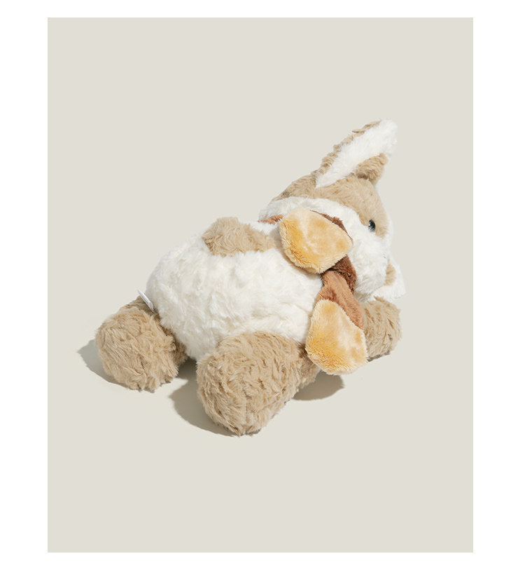 Fluffy Corgi Plush Doll Crossbody Decorative Mini Backpack