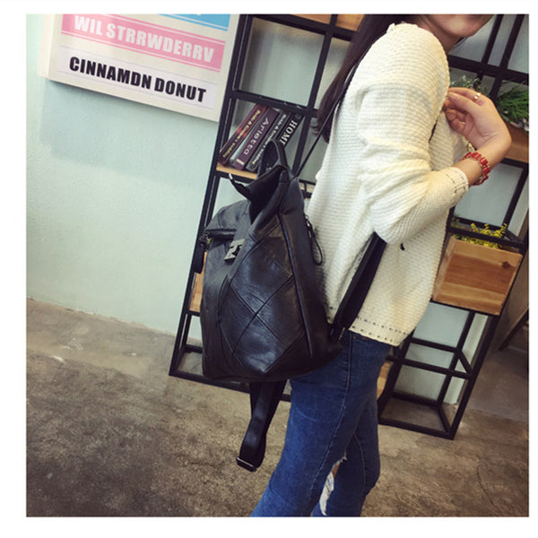 Hot-Selling in Europe & America – Women's Genuine Leather Backpack Large Capacity Anti-Theft Travel Daypack