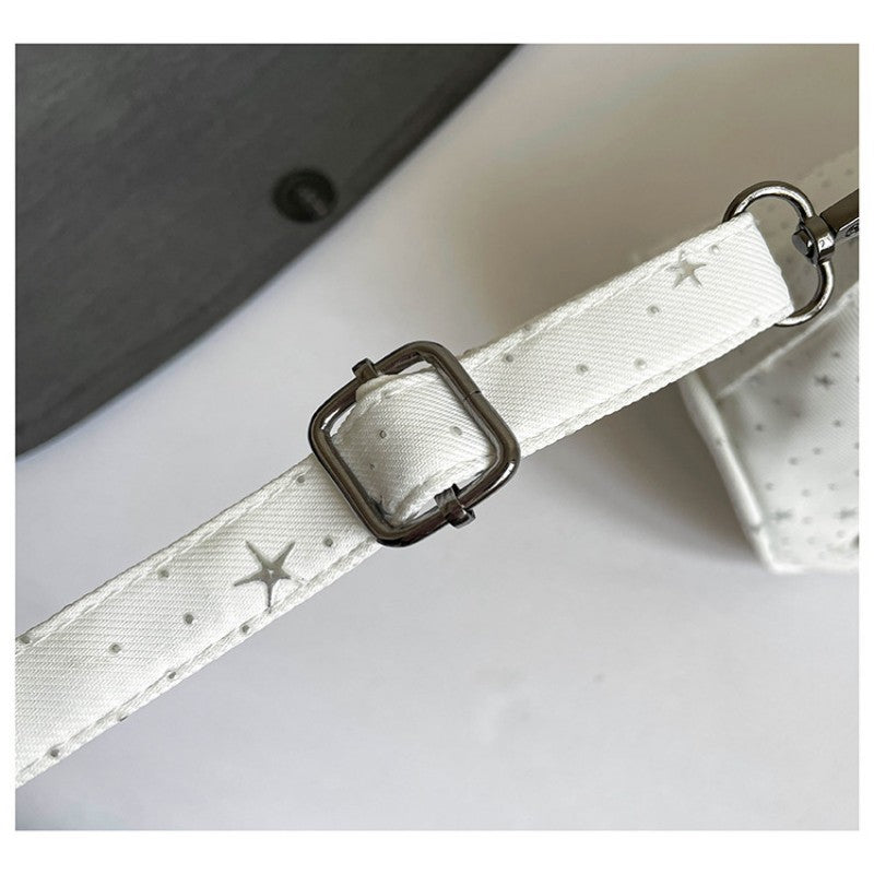 Motorcycle Punk Style Star Armpit Bag for Women Large Capacity Shoulder Bag Crossbody Bag Motorcycle Bag Handbag