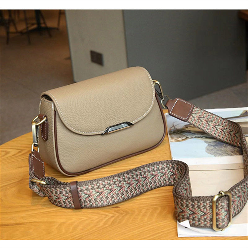 Women's Premium New Arrival Small Square Shoulder Bag – Stylish Versatile Casual Commuter Bag in Genuine Cowhide Leather