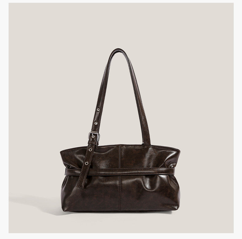 Maillard retro underarm versatile niche tote bag minimalist shoulder bag