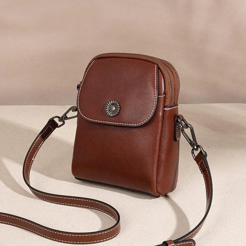 Trendy Vertical Multi-Layer Crossbody Bag for Women – Popular Small Shoulder Bag