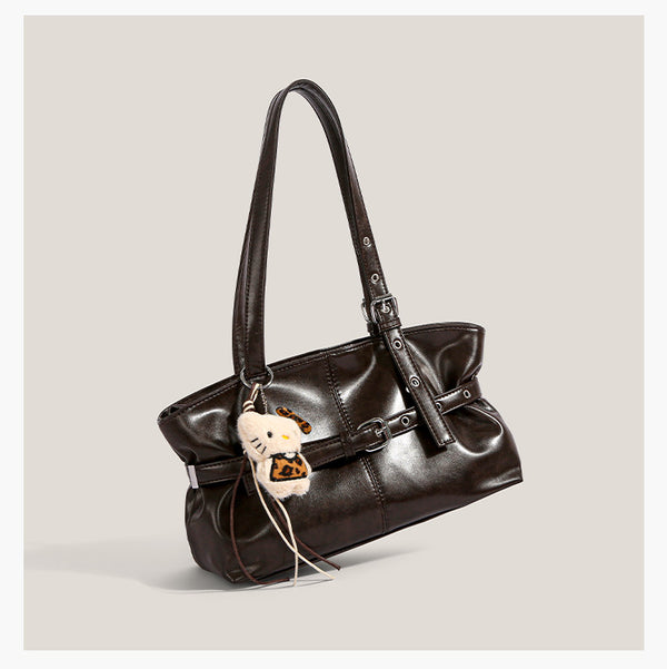 Maillard retro underarm versatile niche tote bag minimalist shoulder bag