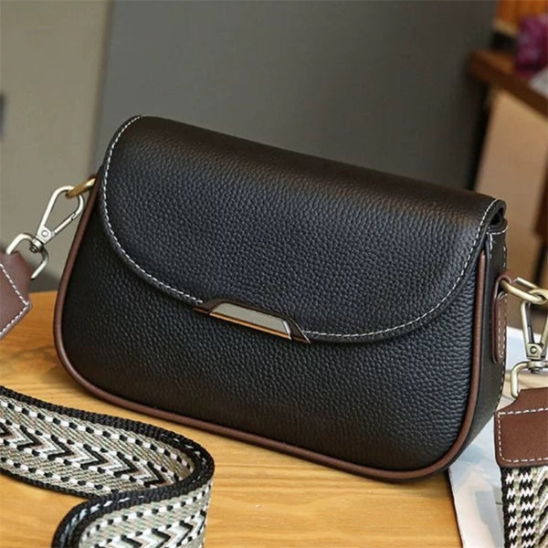 Women's Premium New Arrival Small Square Shoulder Bag – Stylish Versatile Casual Commuter Bag in Genuine Cowhide Leather