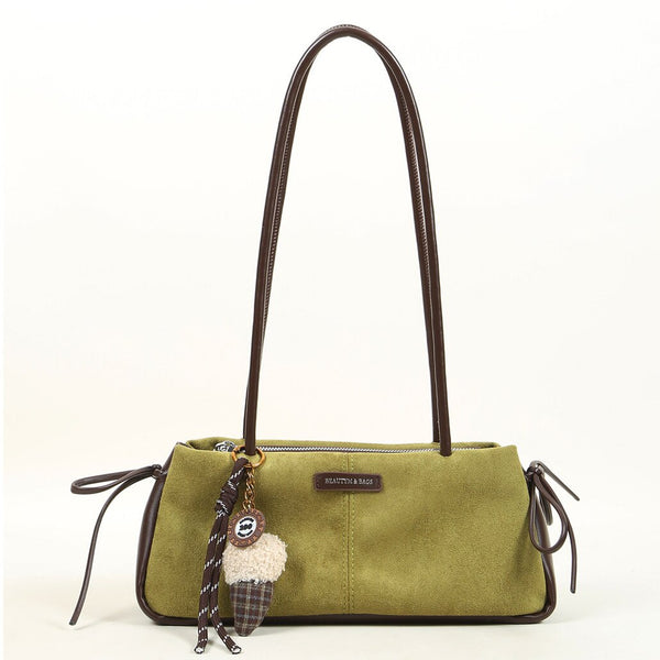 Women's Baguette Shoulder Bag Underarm Tote for Commuting