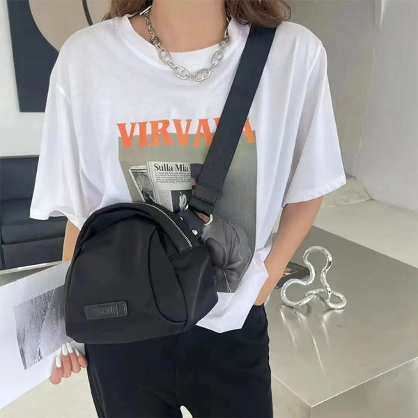 Chic Shell-Shaped Crossbody Tote – Spacious, Lightweight & Waterproof, Perfect Casual Bag for Women