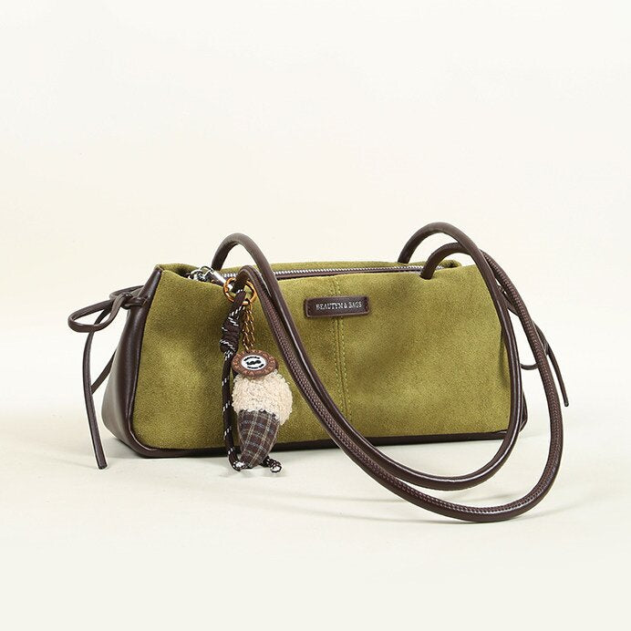 Women's Baguette Shoulder Bag Underarm Tote for Commuting
