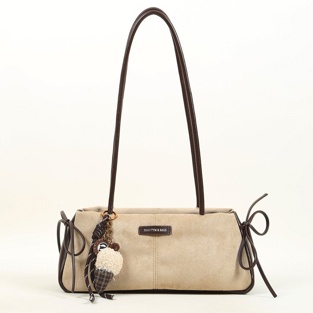 Women's Baguette Shoulder Bag Underarm Tote for Commuting