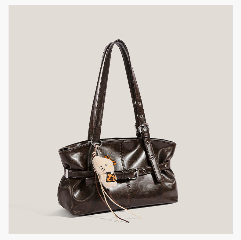 Maillard retro underarm versatile niche tote bag minimalist shoulder bag