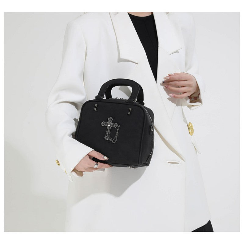 2026 Extremely Attractive Bags Dark Style Cross Handbag Unique Spicy Girl Crossbody Shoulder Handbag