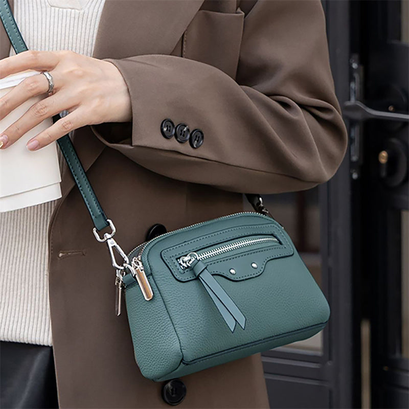 Chic Mini Crossbody Phone Pouch with Multiple Compartments – Trendy Everyday Small Bag for Women, Lightweight & Versatile