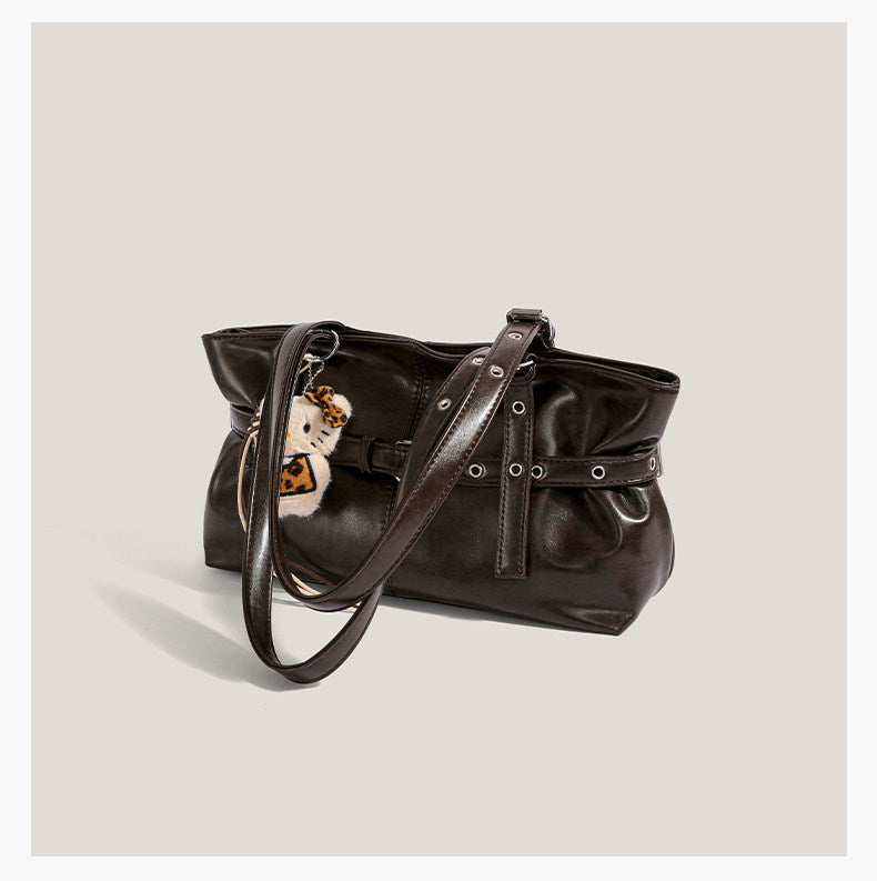 Maillard retro underarm versatile niche tote bag minimalist shoulder bag