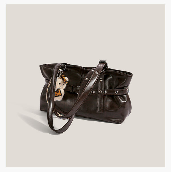 Maillard retro underarm versatile niche tote bag minimalist shoulder bag