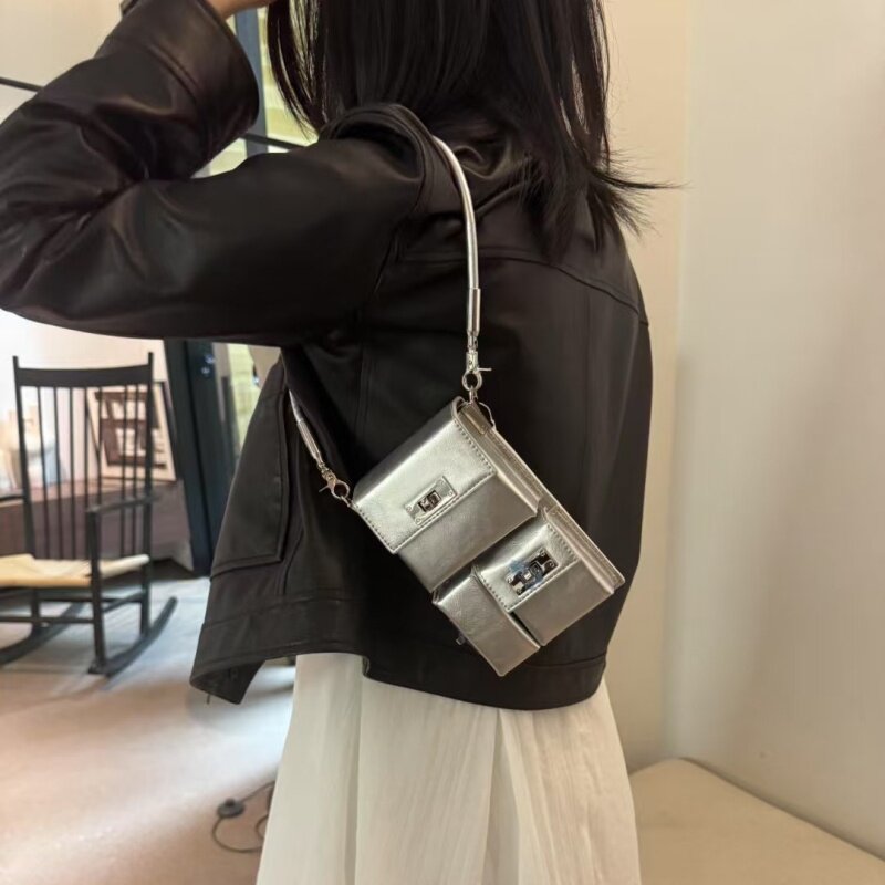 Multi-Pocket Phone Bag Dark Punk Motorcycle Bag
