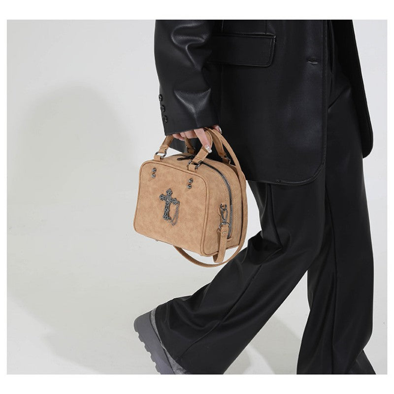 2026 Extremely Attractive Bags Dark Style Cross Handbag Unique Spicy Girl Crossbody Shoulder Handbag