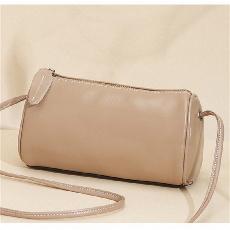 Chic Retro Cylinder Crossbody Bag – Vintage Shoulder Phone Purse for Women